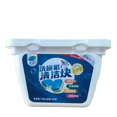 Disposable Hot Sale Dishwasher Detergent Concentrated Rinse Dish Tabs Cleaning Dishwashing Top Block