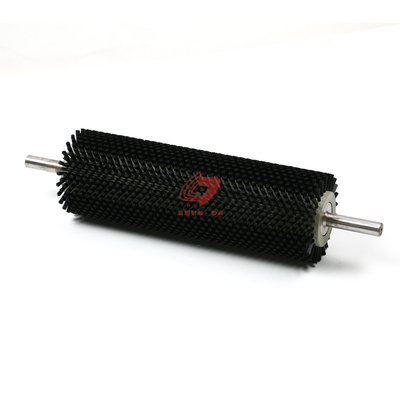 Zhenda Black Industrial Nylon Roller Polishing and Cleaning Brush for Industrial Barb Removal