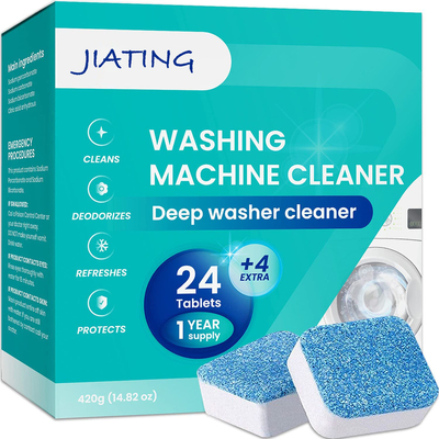 High Deodorization Disposable Foam Washing Machine Tablets / Washing Machine Cleaner Cleaner