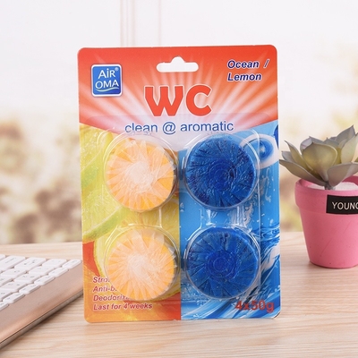 Disposable Each 50g Toilet Tank Blue Tablets Blocks Loo Deodorant Cleaner / Blue Automatic Toilet Bowl Tablet